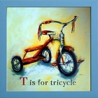 Gravura Infantil Alfabeto 30 X 30 Cm