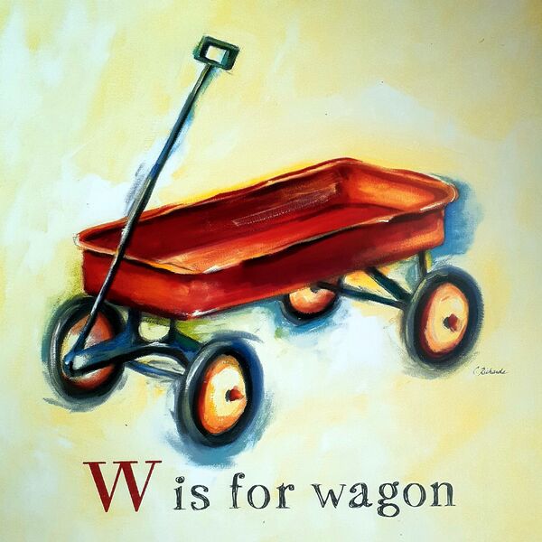 Gravura Infantil Alfabeto 30 X 30 Cm