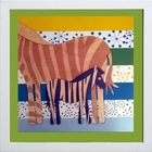 Gravura Infantil Bichinhos 30 X 30 Cm