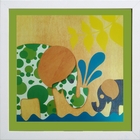 Gravura Infantil Bichinhos 30 X 30 Cm