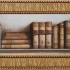 Gravura Para Escritório Livros Clássicos 24 x 12 cm