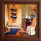 Gravuras Banheiro Toalete Estilo Francês 25 X 25 Cm