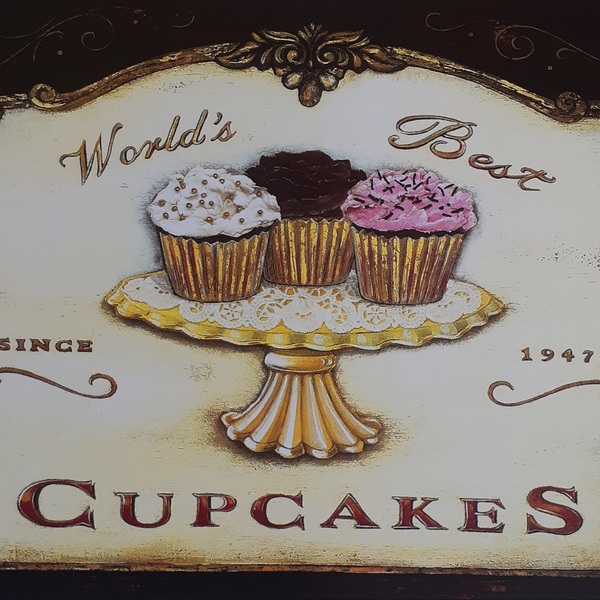 Gravuras Coleção Cozinha Cupcakes 21 X 16 Cm