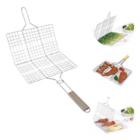 Grelha Abaulada Dupla P/ Assar Carne Peixe Frango Linguiça Ca