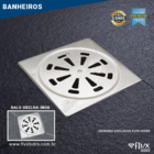 Grelha Abre E Fecha 150mm Inox