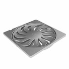 Grelha Abre/fecha Quadrada Titânio Dn 150 Tigre