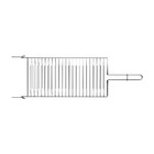 Grelha Aço Inox 25x177cm Churrasco Tramontina