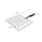 Grelha Aço Inox 26x30cm Naterial