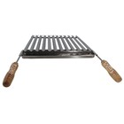 Grelha Aço Inox 304 Argentina Com Coletor De Gordura Removível