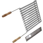 Grelha Aço Inox 304 Argentina Com Coletor De Gordura Removível