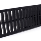 Grelha Alcalay 20x50 Sem Suporte Preta Resistente Leve Grelha