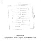 Grelha Aluminio 15x15