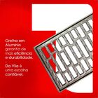 Grelha Aluminio 20x100