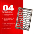 Grelha Aluminio 20x50