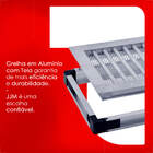 Grelha Aluminio C/tela Jjm 15x100