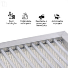 Grelha Aluminio C/tela Jjm 15x100