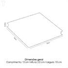 Grelha Aluminio C/tela Jjm 15x15