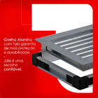 Grelha Aluminio C/tela Jjm 15x15