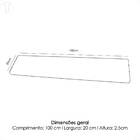 Grelha Aluminio C/tela Jjm 20x100