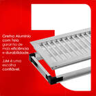 Grelha Aluminio C/tela Jjm 20x100