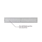 Grelha Aluminio Com Tela 15x100 Equation