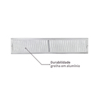 Grelha Aluminio Com Tela 20x100 Equation