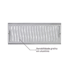Grelha Aluminio Com Tela 20x50 Equation