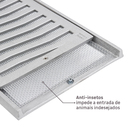 Grelha Aluminio Com Tela 20x50 Equation