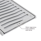 Grelha Aluminio Com Tela 20x50 Equation