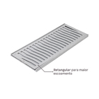 Grelha Aluminio Com Tela 20x50 Equation