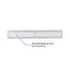 Grelha Aluminio Pedestre 15x100 Equation