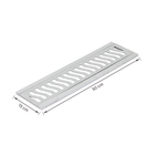 Grelha Aluminio Pedestre 15x50 Equation