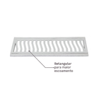 Grelha Aluminio Pedestre 20x50 Equation