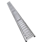 Grelha Aluminio Escovado Completa 10x100