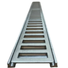 Grelha Aluminio Escovado Completa 10x100