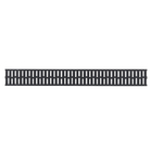Grelha Antiderrapante 2,5x12x100cm Preto Polipropileno Aco