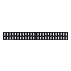 Grelha Antiderrapante 2,5x12x100cm Preto Polipropileno Aco