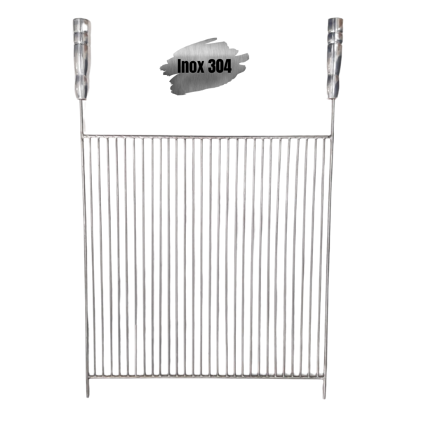 Grelha Aramada Churrasco 50x40 Inox 304 Estilo Uruguaia