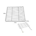 Grelha Aramada Churrasco Ajustável 45 Cm Aço Inox Lilies Móve