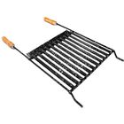 Grelha Argentina Esmaltada 40x35 Com Coletor De Gordura