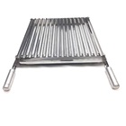 Grelha Argentina Inox 70x40 C/ponteira Parrilla Gaúcha
