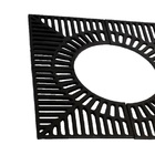 Grelha Arvoreira Ferro Fundido Para Praça Avenida 120x120cm