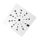 Grelha Astra Rotativa Quadrada Cromada Grb16