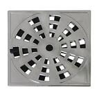 Grelha Astra Rotativa Quadrada Cromada Grb16