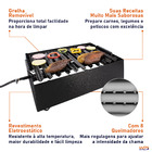 Grelha Char Broiler Esmaltada À Gás 8 Queimadores 44x30cm - Wp