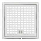 Grelha com Aro Polipropileno Cinza 30x30cm Odem