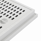 Grelha com Aro Polipropileno Cinza 30x30cm Odem