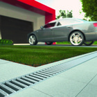 Grelha com Canal Pré-Fabricado 24,5x100x120cm Aço Galvanizado Self 100 Aco