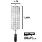 Grelha Completa Coração Cabo Preto