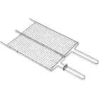 Grelha De Aço Inox 84 Cm Prata